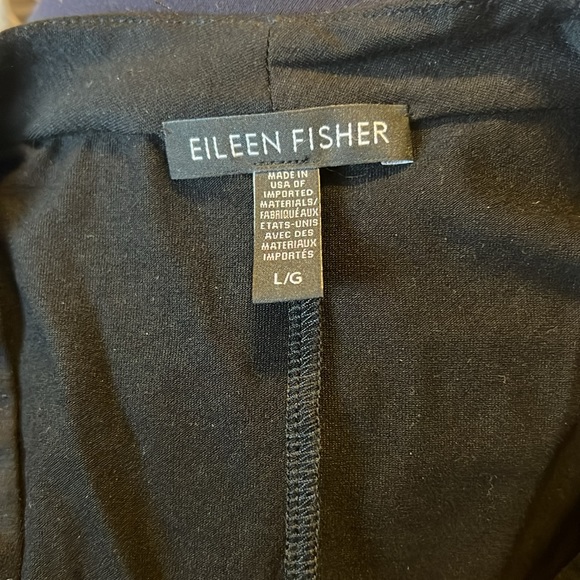Eileen Fisher Tensel long sleeve shirt L - Picture 4 of 5